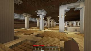 Screenshot of the Minecraft Bedrock Marketplace product The Safest Mansion created by Rainbow Theory.