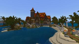 Screenshot of the Minecraft Bedrock Marketplace product Treasure Mansion created by Rainbow Theory.