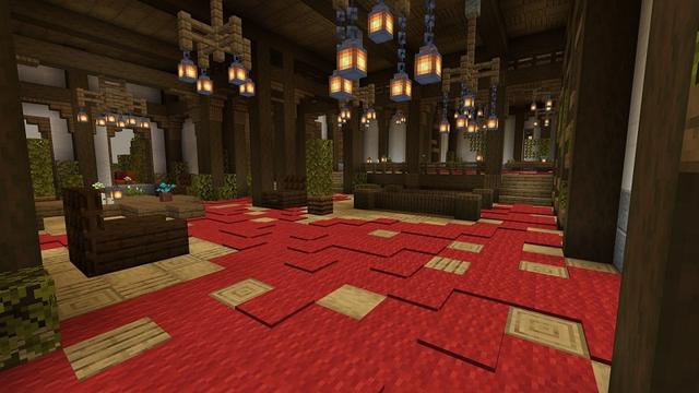 Screenshot of the Minecraft Bedrock Marketplace product Treasure Mansion created by Rainbow Theory.