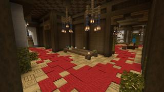 Screenshot of the Minecraft Bedrock Marketplace product Treasure Mansion created by Rainbow Theory.