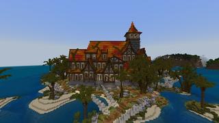 Screenshot of the Minecraft Bedrock Marketplace product Treasure Mansion created by Rainbow Theory.