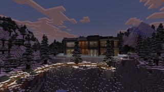 Screenshot of the Minecraft Bedrock Marketplace product Winter Millionaire Mansion created by Rainbow Theory.