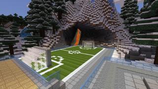 Screenshot of the Minecraft Bedrock Marketplace product Winter Millionaire Mansion created by Rainbow Theory.