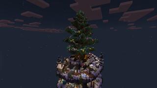 Screenshot of the Minecraft Bedrock Marketplace product Winter Parkour created by Rainbow Theory.