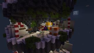 Screenshot of the Minecraft Bedrock Marketplace product Winter Parkour created by Rainbow Theory.