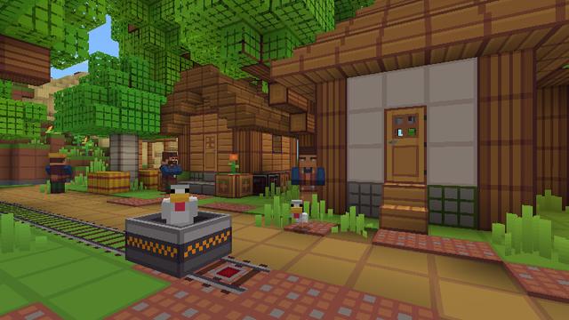 Screenshot of the Minecraft Bedrock Marketplace product GridPixel created by RainbowPixel.