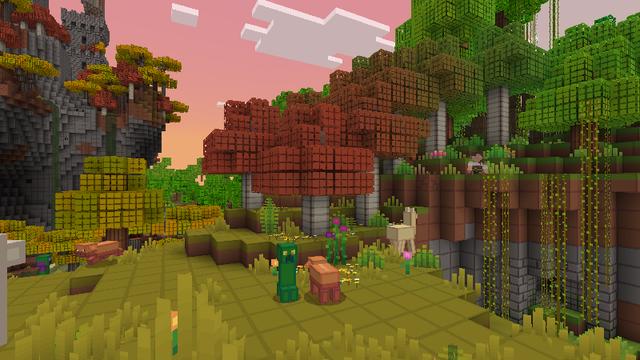 Screenshot of the Minecraft Bedrock Marketplace product GridPixel created by RainbowPixel.