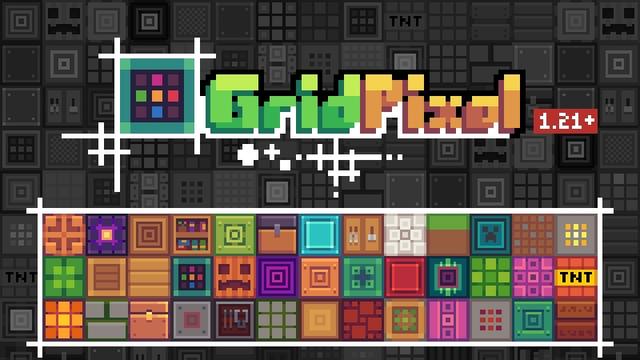 Thumbnail of the Minecraft Bedrock Marketplace product GridPixel created by RainbowPixel.