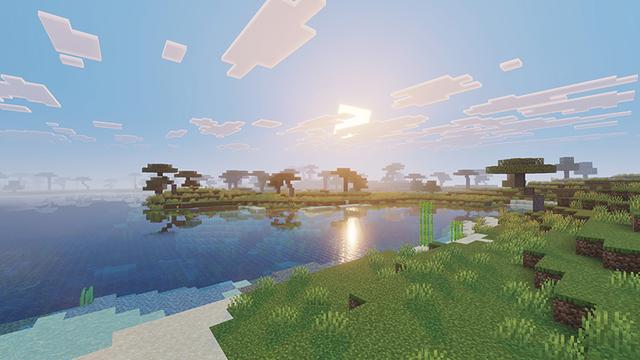 Screenshot of the Minecraft Bedrock Marketplace product Luminora created by RainbowPixel.