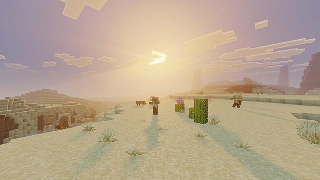 Screenshot of the Minecraft Bedrock Marketplace product Luminora created by RainbowPixel.