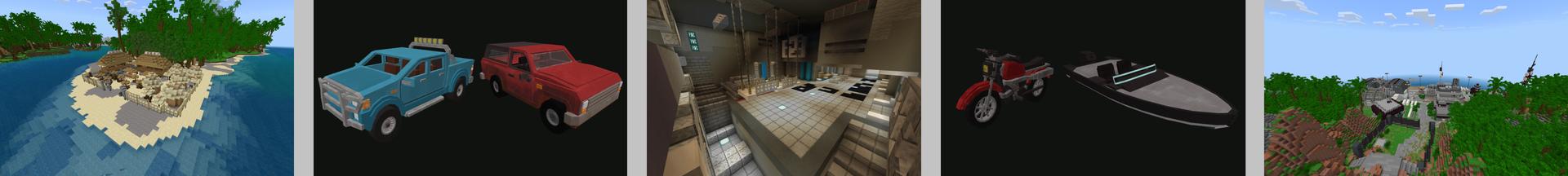 Panorama of the Minecraft Bedrock Marketplace product Adventure Island created by RareLoot.