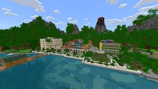 Screenshot of the Minecraft Bedrock Marketplace product Adventure Island created by RareLoot.