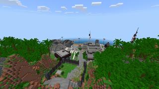 Screenshot of the Minecraft Bedrock Marketplace product Adventure Island created by RareLoot.