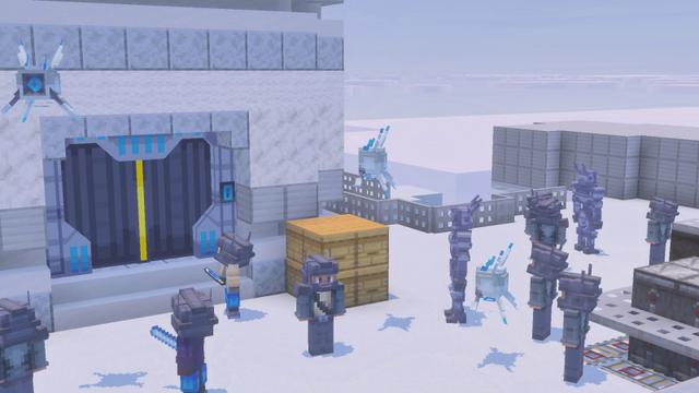 Screenshot of the Minecraft Bedrock Marketplace product AI Takeover created by RareLoot.