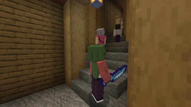 Screenshot of the Minecraft Bedrock Marketplace product Alien Among Us created by RareLoot.