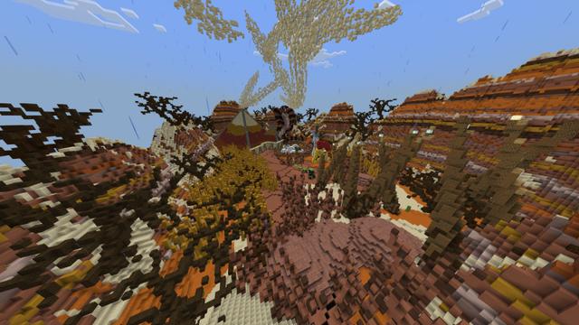 Screenshot of the Minecraft Bedrock Marketplace product Amazing Parkour Biomes created by RareLoot.