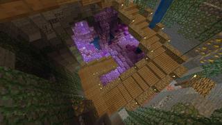 Screenshot of the Minecraft Bedrock Marketplace product Amethyst Mine created by RareLoot.