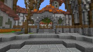 Screenshot of the Minecraft Bedrock Marketplace product Ancient Flying Castle created by RareLoot.