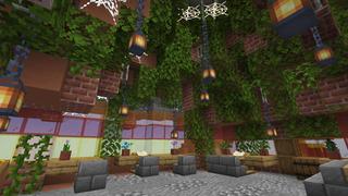 Screenshot of the Minecraft Bedrock Marketplace product Ancient Flying Castle created by RareLoot.