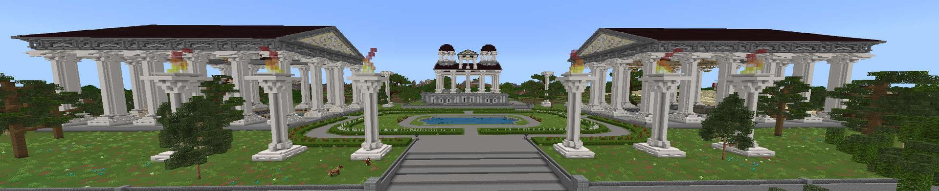 Panorama of the Minecraft Bedrock Marketplace product Ancient Temple created by RareLoot.