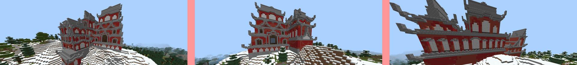 Panorama of the Minecraft Bedrock Marketplace product Anime Villain Base created by RareLoot.