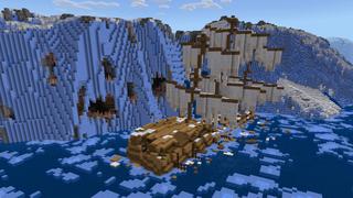 Screenshot of the Minecraft Bedrock Marketplace product Antarctica+ created by RareLoot.
