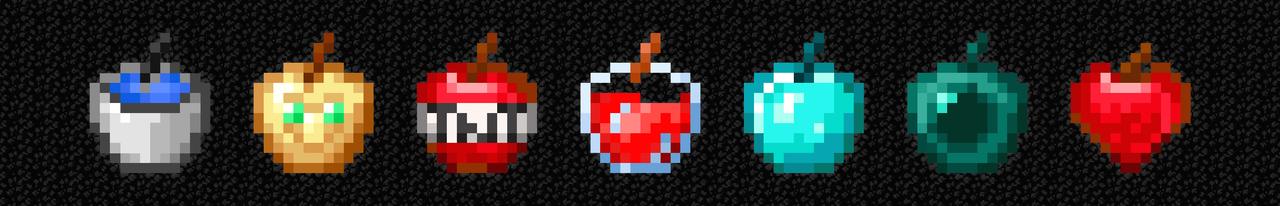 Panorama of the Minecraft Bedrock Marketplace product Apples+ created by RareLoot.