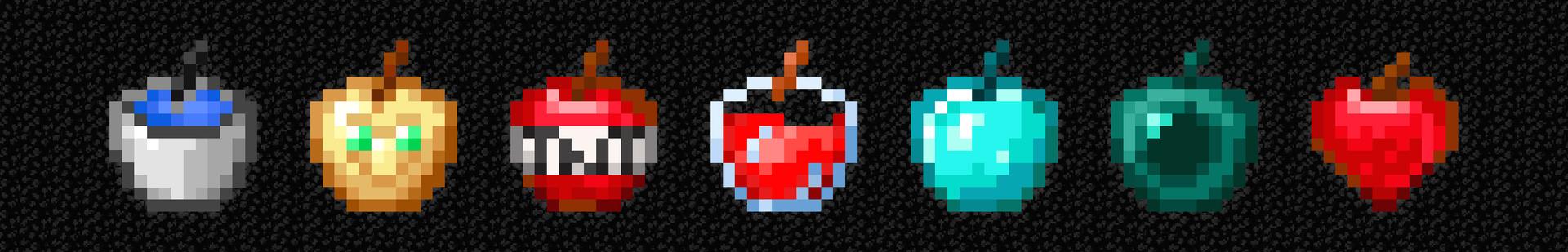Panorama of the Minecraft Bedrock Marketplace product Apples+ created by RareLoot.