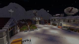 Screenshot of the Minecraft Bedrock Marketplace product Area 51 created by RareLoot.