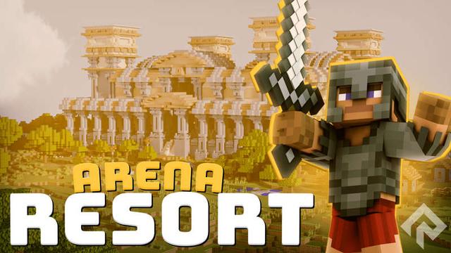 Thumbnail of the Minecraft Bedrock Marketplace product Arena Resort created by RareLoot.