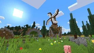 Screenshot of the Minecraft Bedrock Marketplace product Around the Windmill created by RareLoot.