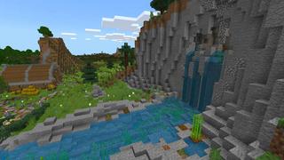 Screenshot of the Minecraft Bedrock Marketplace product Around the Windmill created by RareLoot.