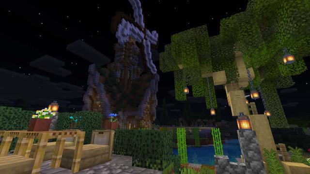 Screenshot of the Minecraft Bedrock Marketplace product Around the Windmill created by RareLoot.