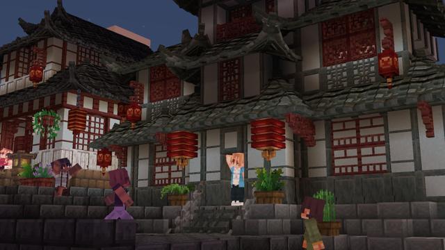 Screenshot of the Minecraft Bedrock Marketplace product AsianCraft Building Add-On created by RareLoot.