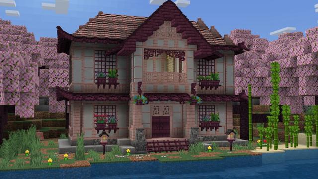 Screenshot of the Minecraft Bedrock Marketplace product AsianCraft Building Add-On created by RareLoot.
