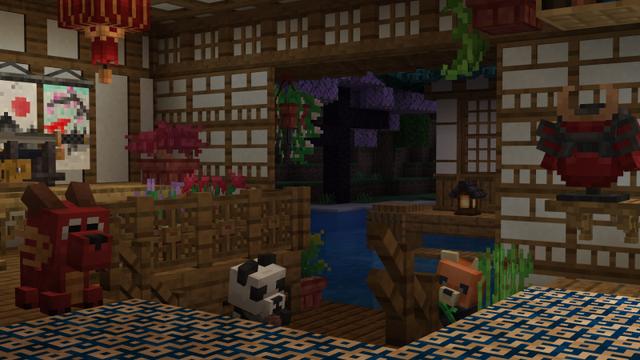 Screenshot of the Minecraft Bedrock Marketplace product AsianCraft Building Add-On created by RareLoot.