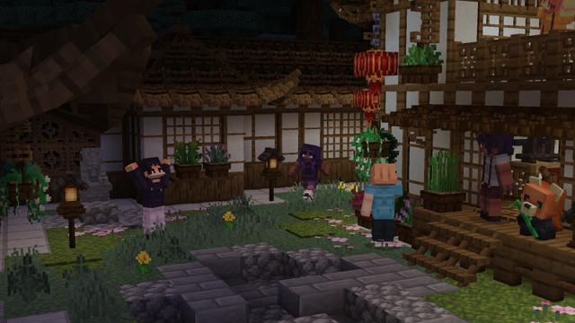 Screenshot of the Minecraft Bedrock Marketplace product AsianCraft Building Add-On created by RareLoot.