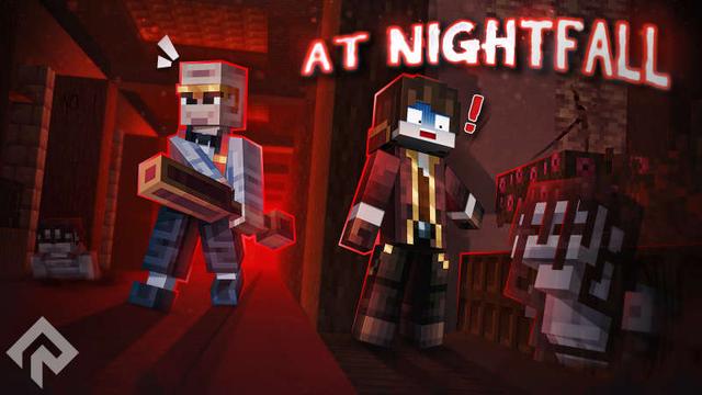 Thumbnail of the Minecraft Bedrock Marketplace product At Nightfall created by RareLoot.