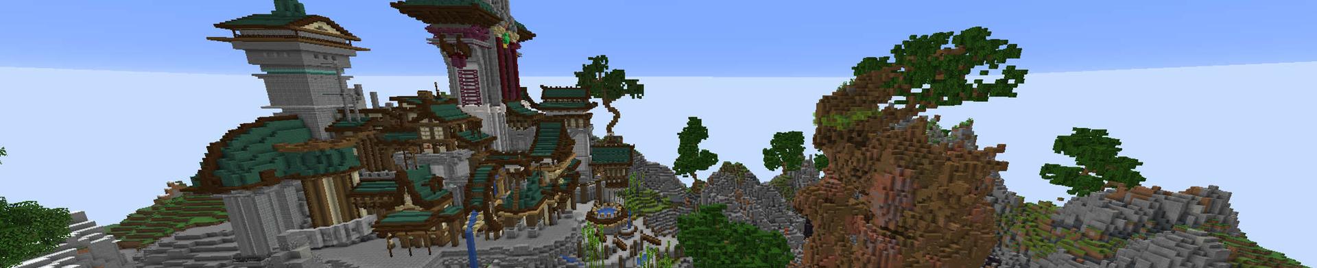 Panorama of the Minecraft Bedrock Marketplace product Attack On Giant created by RareLoot.