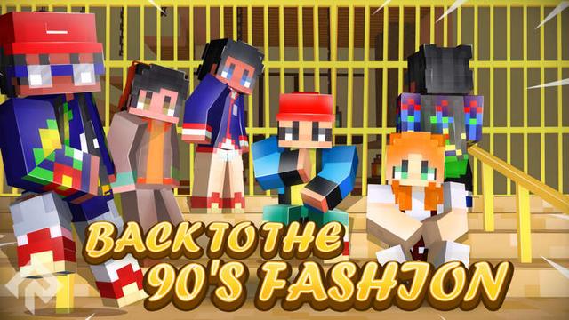 Thumbnail of the Minecraft Bedrock Marketplace product Back to the 90's Fashion created by RareLoot.
