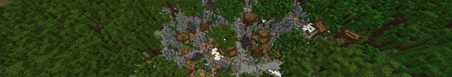 Panorama of the Minecraft Bedrock Marketplace product Bandit Camp created by RareLoot.