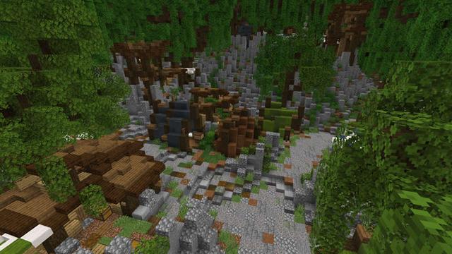 Screenshot of the Minecraft Bedrock Marketplace product Bandit Camp created by RareLoot.