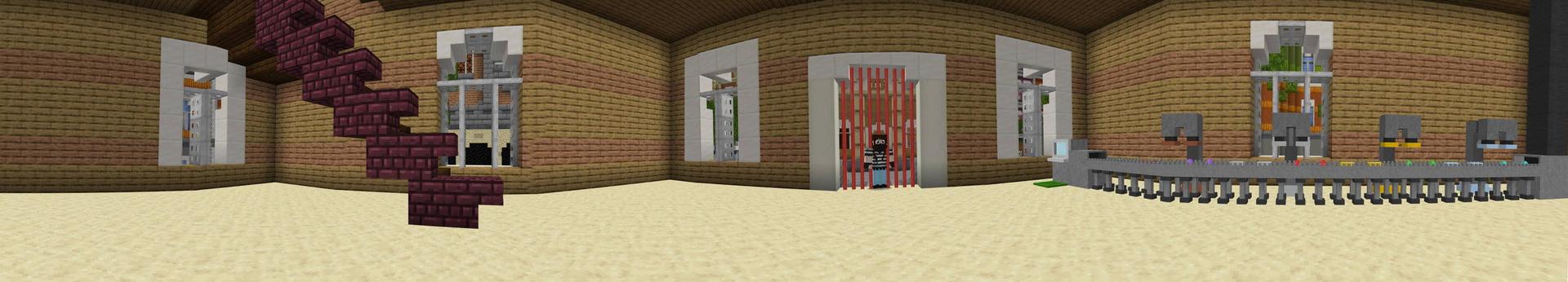 Panorama of the Minecraft Bedrock Marketplace product Bank Simulator created by RareLoot.