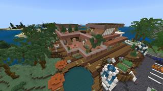 Screenshot of the Minecraft Bedrock Marketplace product Beach Mansion created by RareLoot.