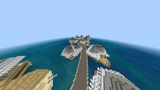 Screenshot of the Minecraft Bedrock Marketplace product Beach Resort created by RareLoot.