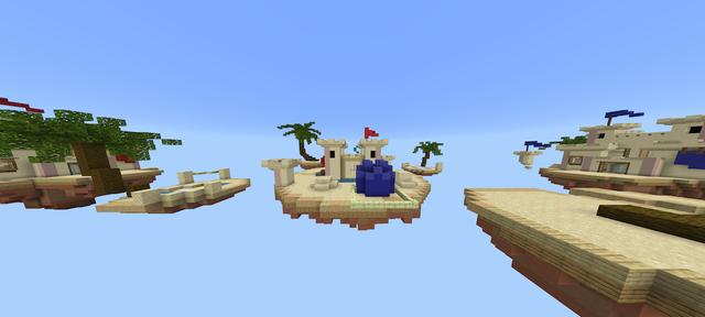 Panorama of the Minecraft Bedrock Marketplace product Bedwars 1V1 created by RareLoot.