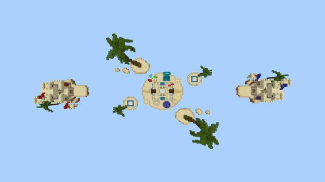 Screenshot of the Minecraft Bedrock Marketplace product Bedwars 1V1 created by RareLoot.