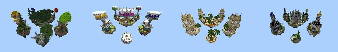 Panorama of the Minecraft Bedrock Marketplace product Bedwars Deluxe created by RareLoot.