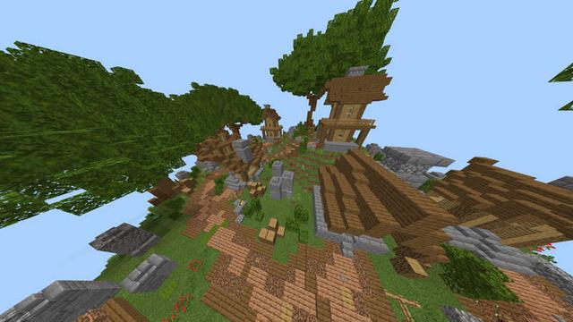 Screenshot of the Minecraft Bedrock Marketplace product Biomes Skyblock created by RareLoot.