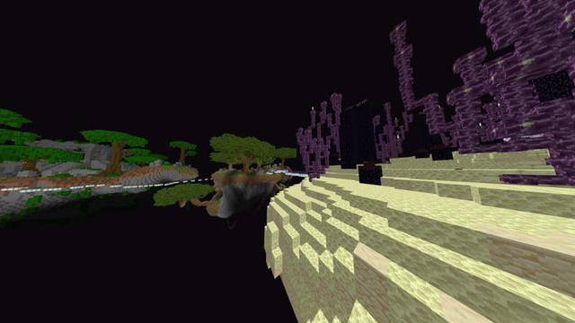 Screenshot of the Minecraft Bedrock Marketplace product Biomes Skyblock created by RareLoot.